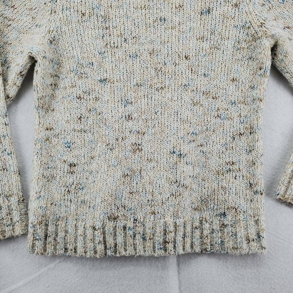 CROFT & BARROW Sweater Women's Long Sleeve Cable Knit Pullover Gray Size Medium - Picture 9 of 12